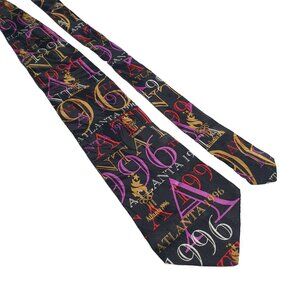 1996 Atlanta Summer Olympics Tie  RM Sport Games Collection Georgia Competition
